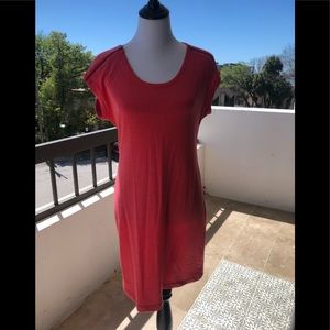 Lole Una dress| red zip sheath dress